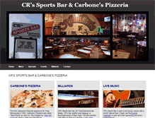 Tablet Screenshot of crssportsbar.com